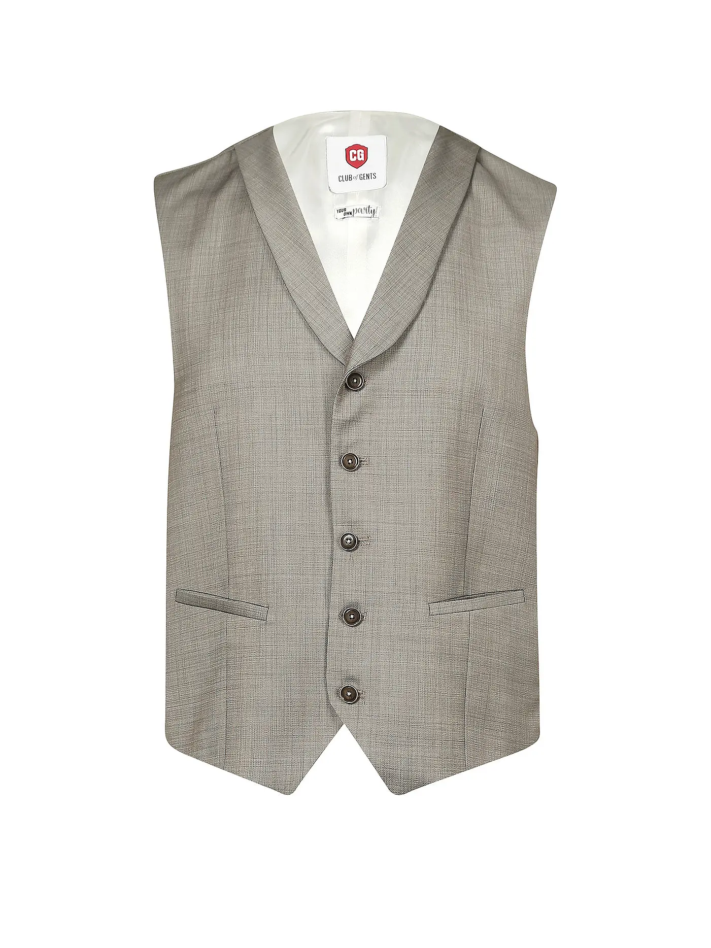 CG - CLUB OF GENTS | Anzugweste Slim Fit PHILLIP | braun